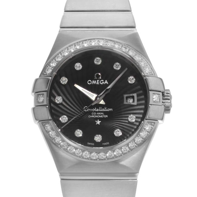 Omega Black Constellation 18k White Gold Dial Ladies (17019) Watch