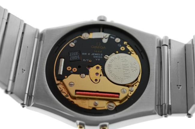 Omega Silver Manhattan Constellation 396.1070.1 396.1080.1 Day Date Gold 32mm Watch