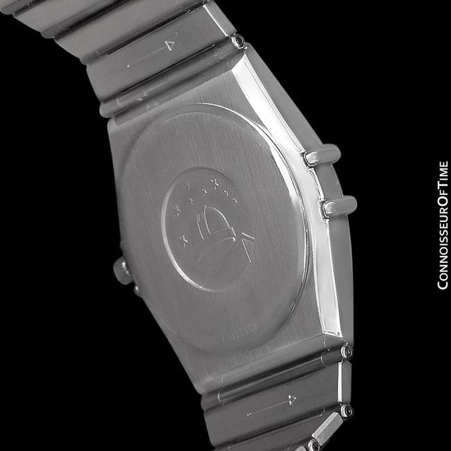 Omega Silver Constellation Mens Bracelet Quartz Date 35mm - Brushed Watch