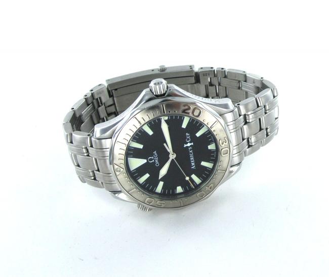 Omega Steel Seamaster Americas Cup Limited Edition 0084/9999 White Gold Bezel Watch