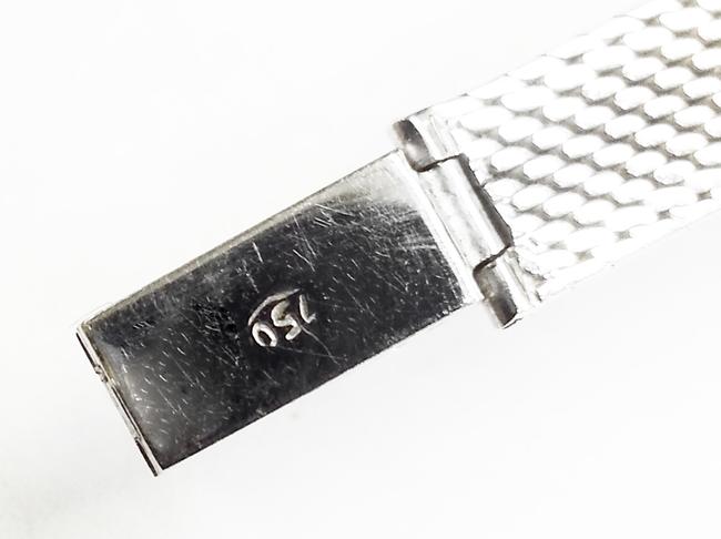 Omega Vintage 18 Karat(750) White Gold Quartz with 30 Diamonds 0.50 Ct.tw Watch