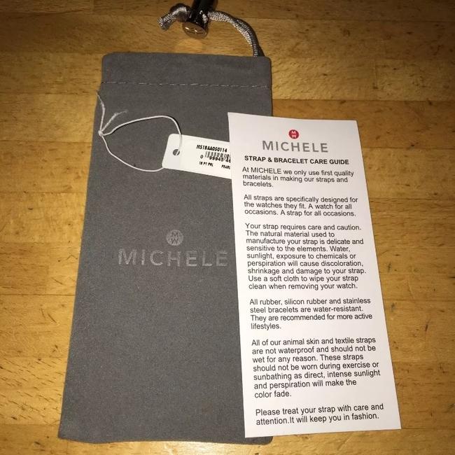Michele Mother Of Pearl caber Diamond 38mm Watch