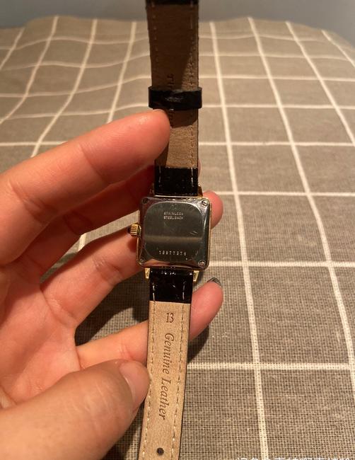 Longines Black & Gold Plated Vintage Womens Watch