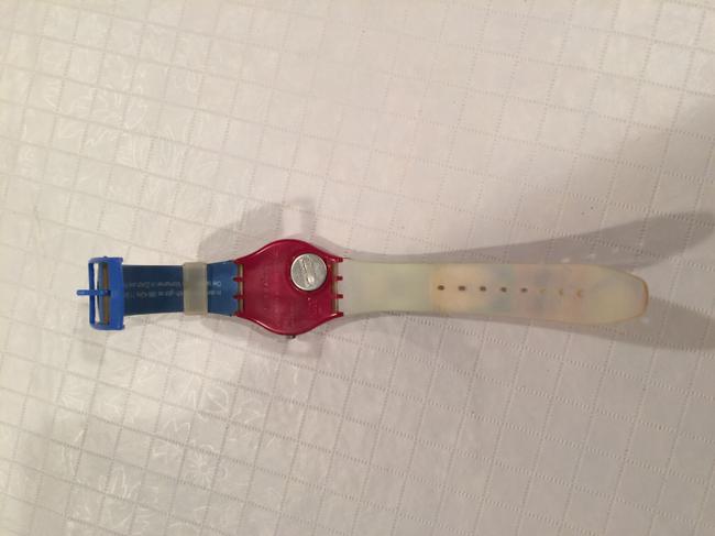 Swatch Red Multi Green Blue Rare 1997 Vintage Champs De Zščri Gr134 Watch