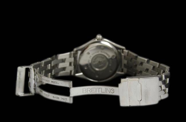 Breitling Yellow Gold Stainless Steel Antares World Watch