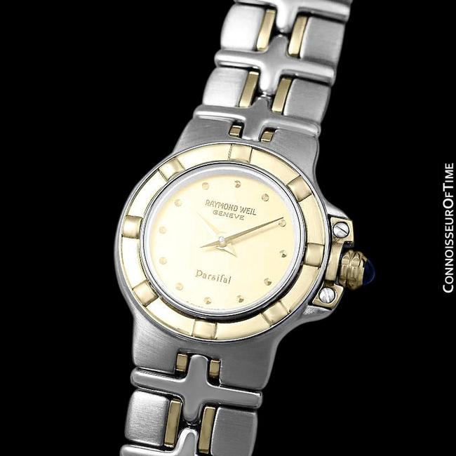 Raymond Weil Champagne Parsifal Ladies Two-tone Bracelet Ref. 9690 - Stai Watch