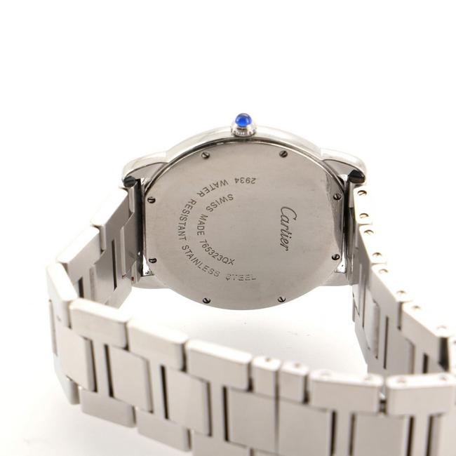 Cartier White Ronde Solo De Quartz Stainless Steel 36 Watch
