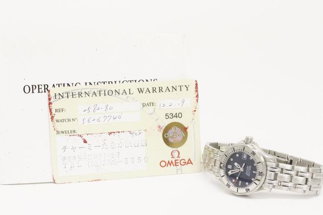 Omega Silver Seamaster Professional 300m Quartz Watch