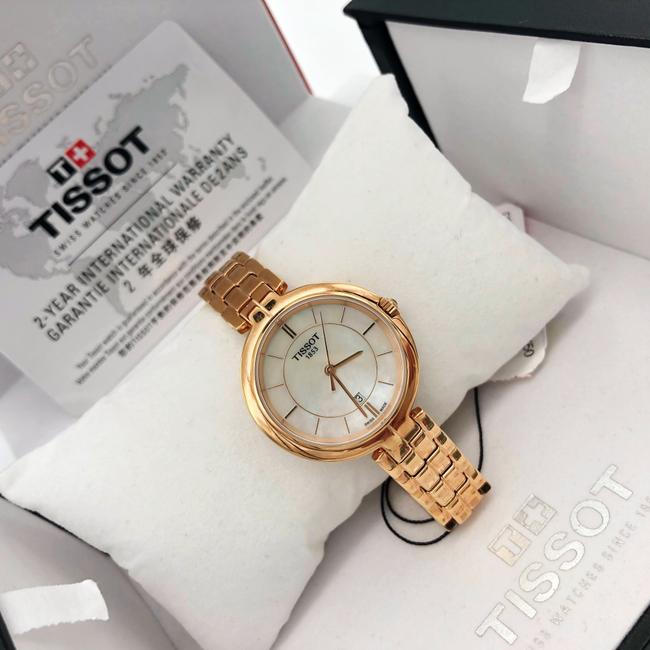 Tissot Rose Gold Flamingo White Mother-of-pearl Ladies Watch