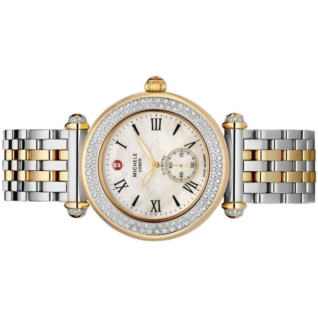 Michele Two Tone Caber 18k Gold Diamond Mww16a000066 Watch
