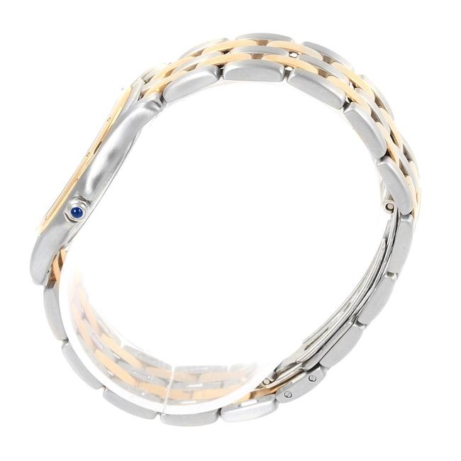 Cartier Silver Cougar Steel 18k Yellow Gold Unisex W35006b6 Watch