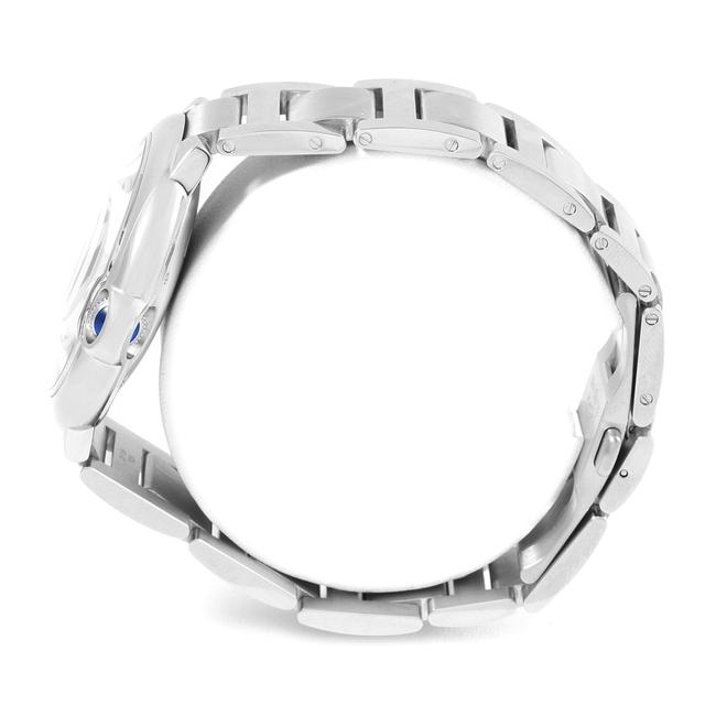 Cartier Silver Ballon Bleu Mens Stainless Steel W69012z4 Watch