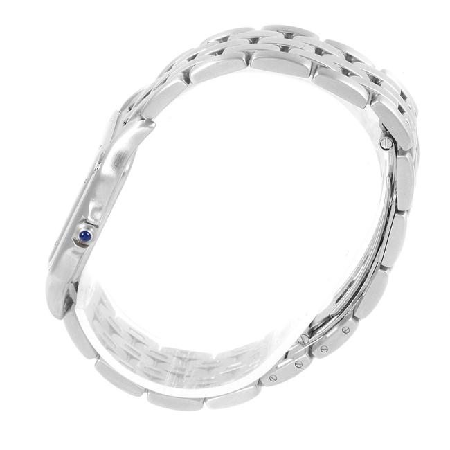 Cartier Silver Panthere Jumbo Stainless Steel Quartz W25032p5 Papers Watch