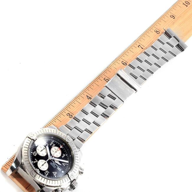 Breitling Black Aeromarine Super Avenger Dial Mens A13370 Watch