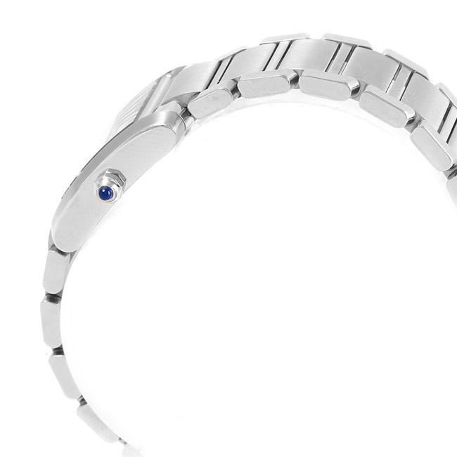Cartier Silver Tank Francaise Small Steel Ladies W51008q3 Watch