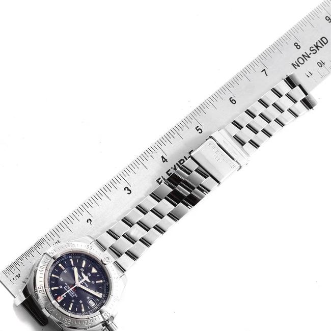 Breitling Black Colt 41mm Dial Steel Mens A17380 Watch