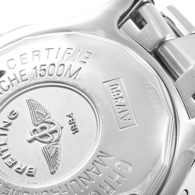 Breitling Blue Superocean Steelfish Dial Mens A17360 Watch