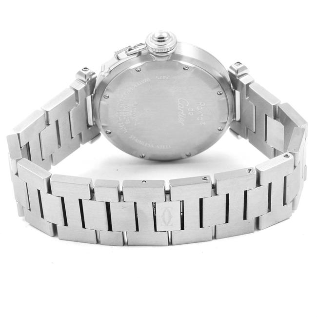 Cartier White Pasha C Midsize Dial Steel W31044m7 Watch