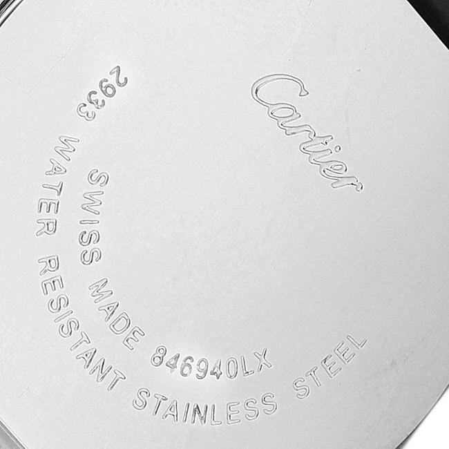 Cartier Silver Ronde Solo Dial Quarts Steel Ladies W6700155 Watch