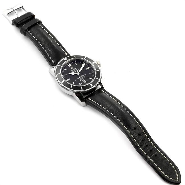 Breitling Black Superocean Heritage 46 Dial Steel Mens A17320 Watch
