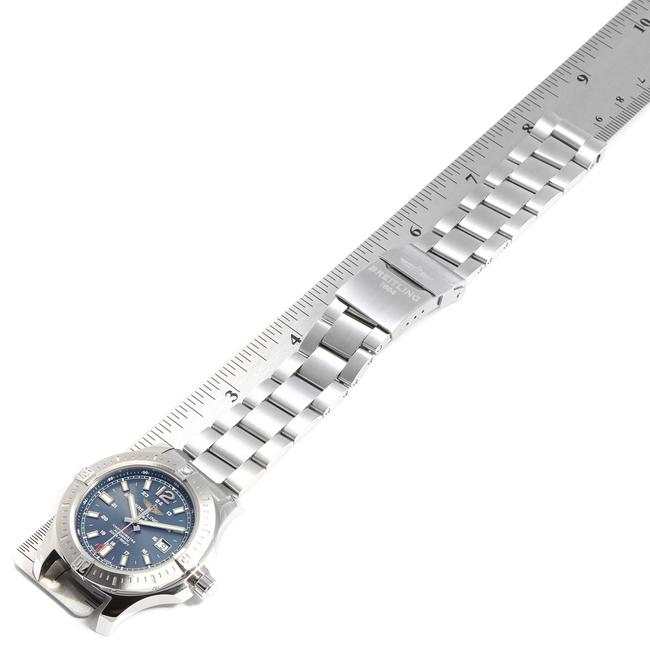 Breitling Blue Box Colt Dial Steel Mens A17388 Card Watch