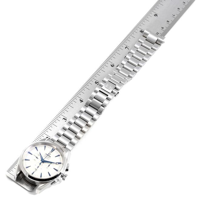 Omega Silvered XL Seamaster Aqua Terra Chronograph 2512.30.00 Card Watch