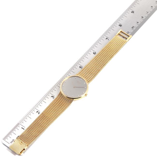 Chopard Grey Classique 18k Yellow Gold Quartz Mens 1091 Watch