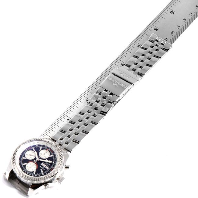 Breitling Black Bentley Motors Gt Dial Steel Mens A13362 Watch