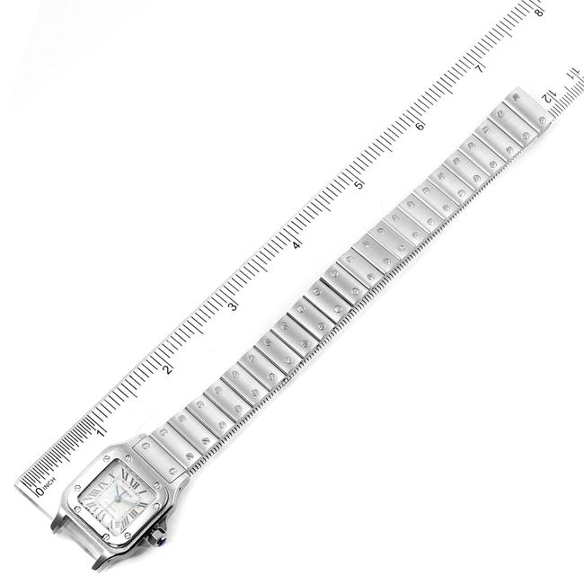 Cartier Silver Santos Galbee Ladies Steel Ladies W20044d6 Watch
