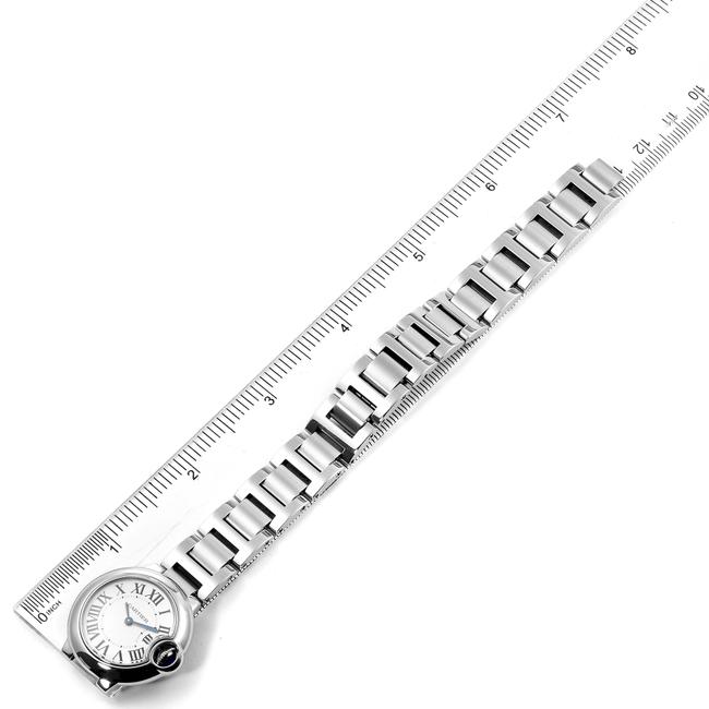 Cartier Silvered Box Ballon Blue 29 Dial Quartz Ladies W69010z4 Watch