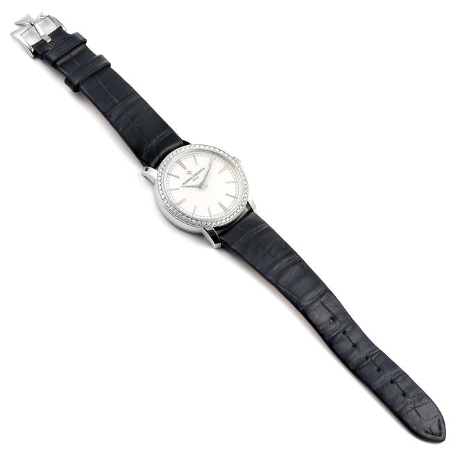 Vacheron Constantin Silver Traditionnelle White Gold Diamond Ladies Watch