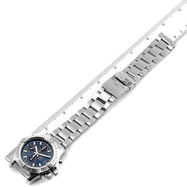 Breitling Blue Colt Dial Chronograph Steel Mens A13388 Watch