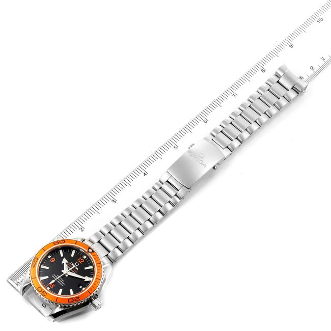 Omega Black Seamaster Planet Ocean Orange Bezel 232.30.42.21.01.002 Watch