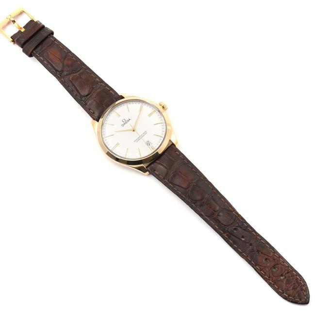 Omega Silver Box Deville Tresor Yellow Gold 432.53.40.21.02.001 Card Watch