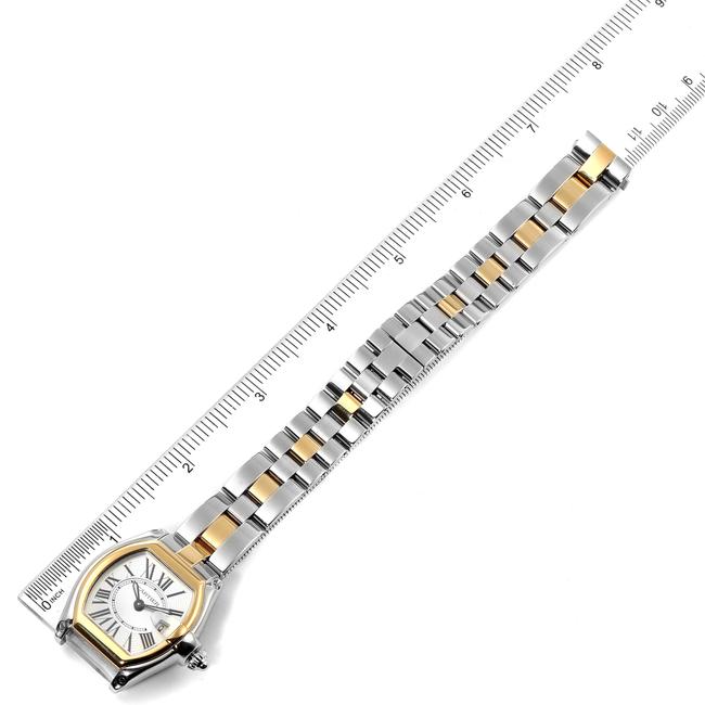Cartier Silver Roadster Dial Steel Yellow Gold Ladies W62026y4 Watch