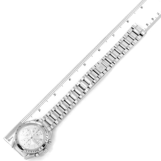 Omega Silver Speedmaster Date Dial Steel Mens 3513.30. Watch