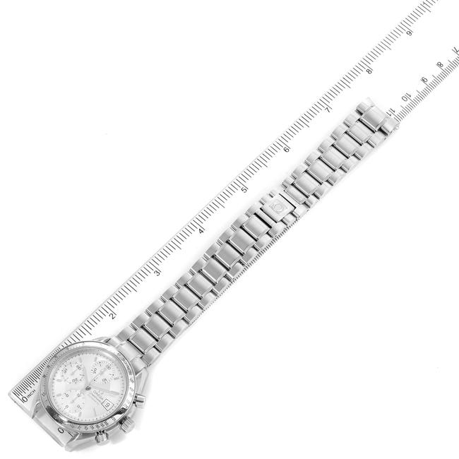 Omega Silver Speedmaster Date Dial Steel Mens 3513.30. Watch