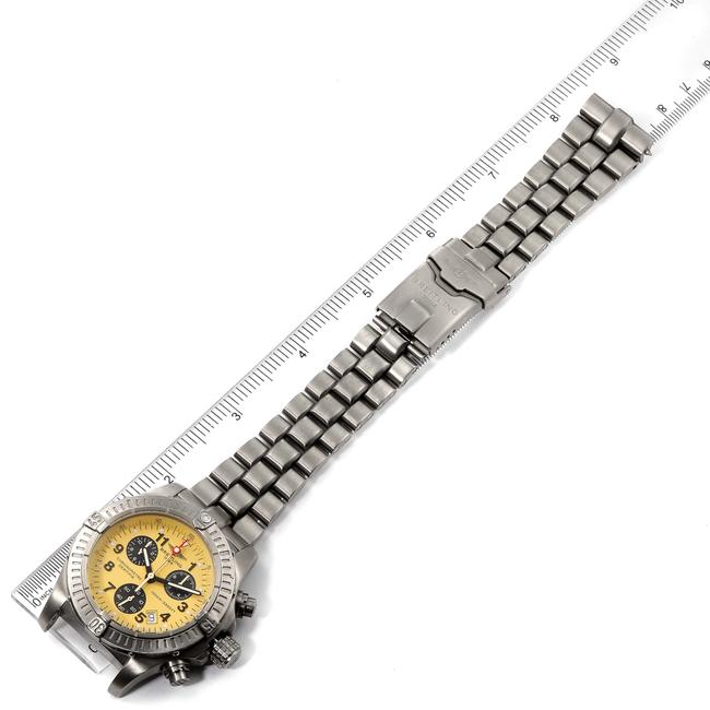 Breitling Yellow Aeromarine Chrono Avenger M1 Dial Titanium Watch