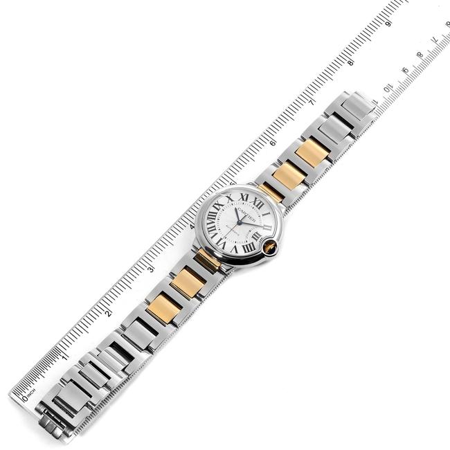 Cartier Silver Box Ballon Bleu Midsize 36 Steel Yellow Gold W2bb0012 Watch