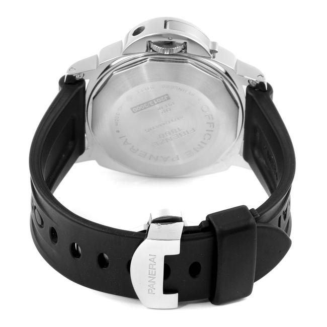 Panerai Black Luminor Gmt Steel Mens Pam00088 Watch
