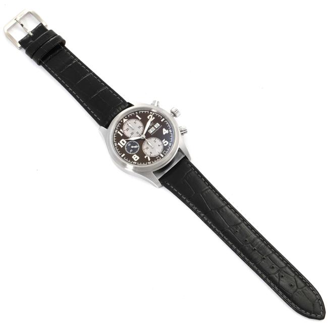 IWC Brown Spitfire Pilot Saint Exupery Limited Edition Mens Iw371709 Watch