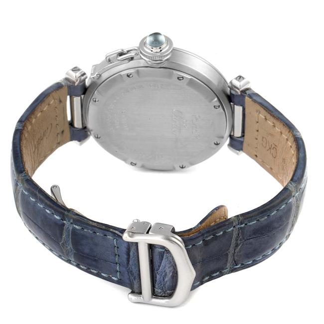 Cartier Pink Pasha C Medium Blue Dial Limited Edition W3108199 Watch