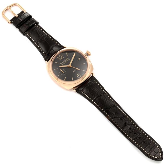 Panerai Brown Radiomir 3 Days 1940 Gmt 18k Rose Gold Mens Pam00421 Watch