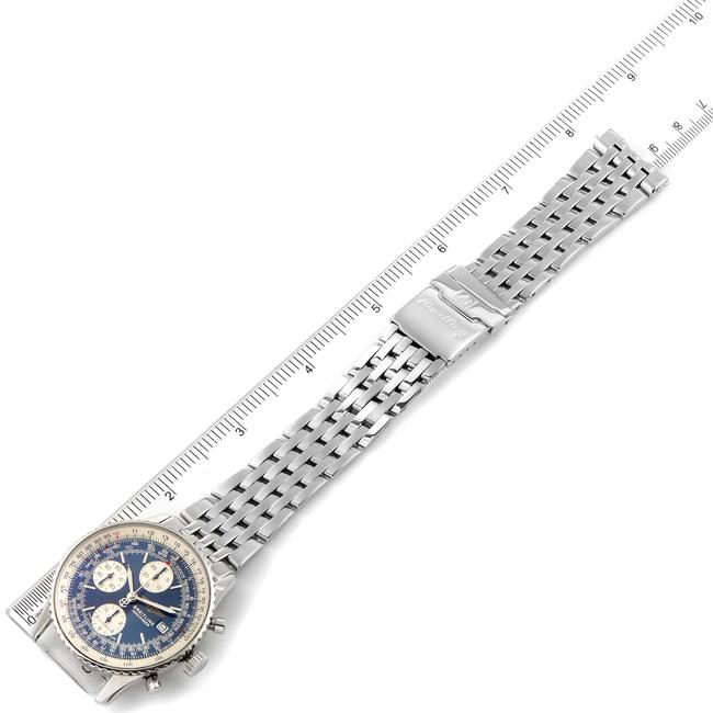 Breitling Blue Navitimer Ii Dial Chronograph Steel Mens A13322 Watch