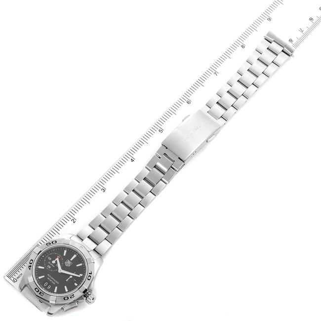 TAG Heuer Black Box Aquaracer Alarm Dial Steel Mens Wap111z Card Watch