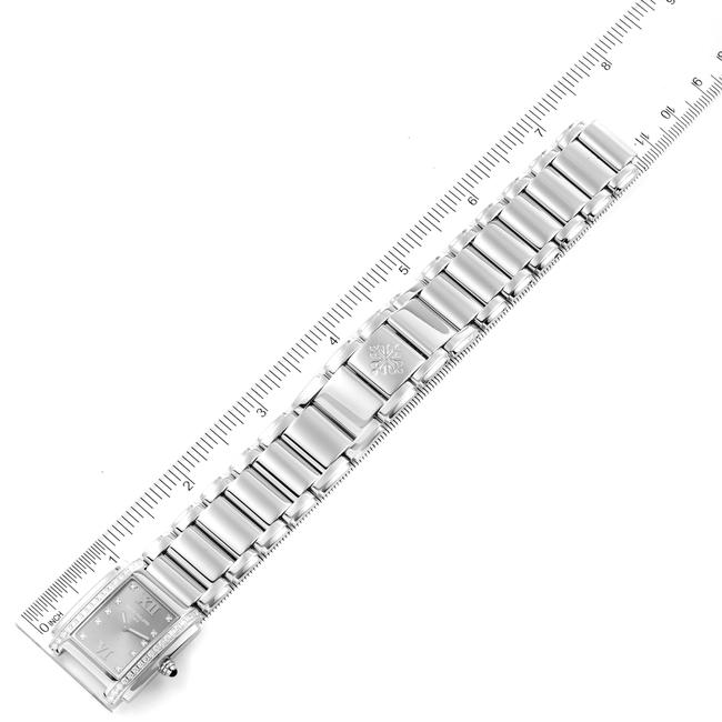 Patek Philippe Gray Twenty-4 Diamond Dial Steel Ladies 4910 Watch