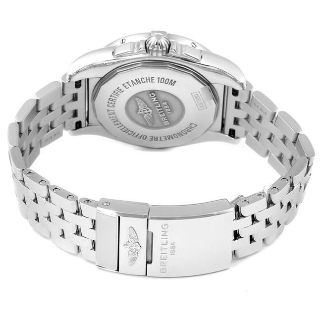 Breitling Mother Of Pearl Galactic 36 Mop Diamond Steel Ladies A37330 Unworn Watch