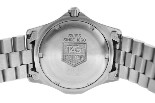 TAG Heuer Silver 2000 Wn1111.ba0311 Mens Midsize 200m Steel Date Quartz 37mm Watch
