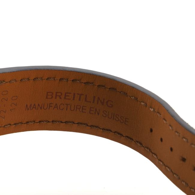 Breitling Galactic Unitime Stainless Steel and Leather 44 Watch