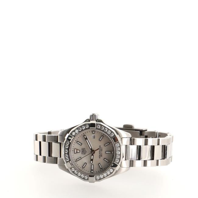 TAG Heuer Aquaracer 300m Quartz Stainless Steel with Diamond Bezel and Mot Watch